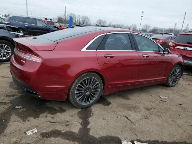 3LN6L2J92FR625711 - 2015 LINCOLN MKZ RED photo 3