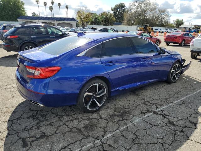 1HGCV1F3XLA035585 - 2020 HONDA ACCORD SPORT BLUE photo 3