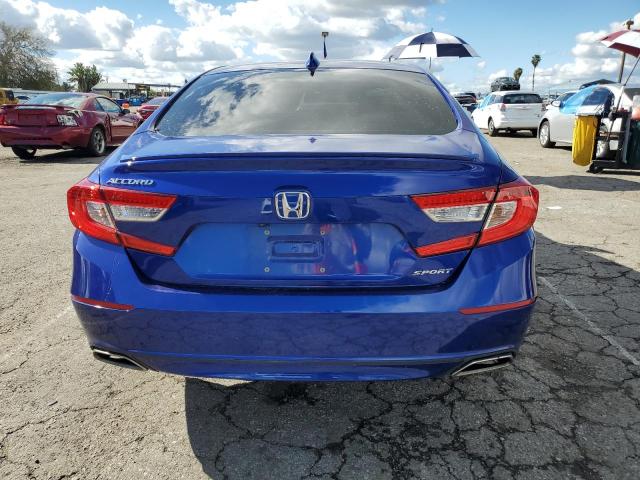 1HGCV1F3XLA035585 - 2020 HONDA ACCORD SPORT BLUE photo 6