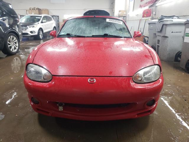JM1NB3537Y0144273 - 2000 MAZDA MX-5 MIATA BASE RED photo 5