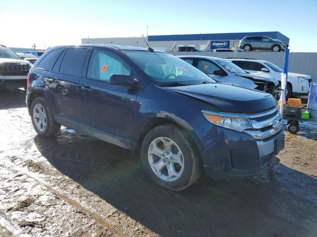 2FMDK4JC6CBA88644 - 2012 FORD EDGE SEL BLUE photo 4