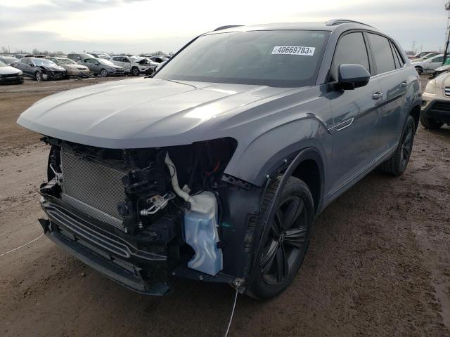 1V26E2CA3LC231388 - 2020 VOLKSWAGEN ATLAS CROS SE GRAY photo 1