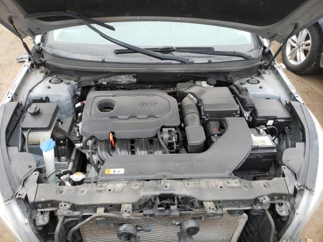 5NPE24AF9FH008555 - 2015 HYUNDAI SONATA SE SILVER photo 11