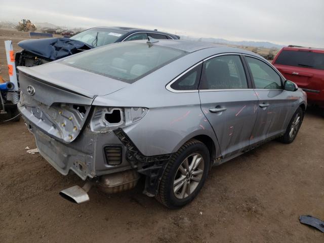 5NPE24AF9FH008555 - 2015 HYUNDAI SONATA SE SILVER photo 3