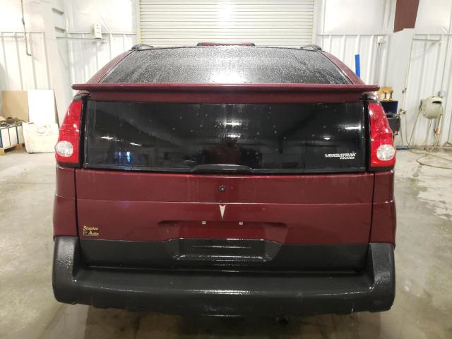 3G7DB03E14S567429 - 2004 PONTIAC AZTEK MAROON photo 6