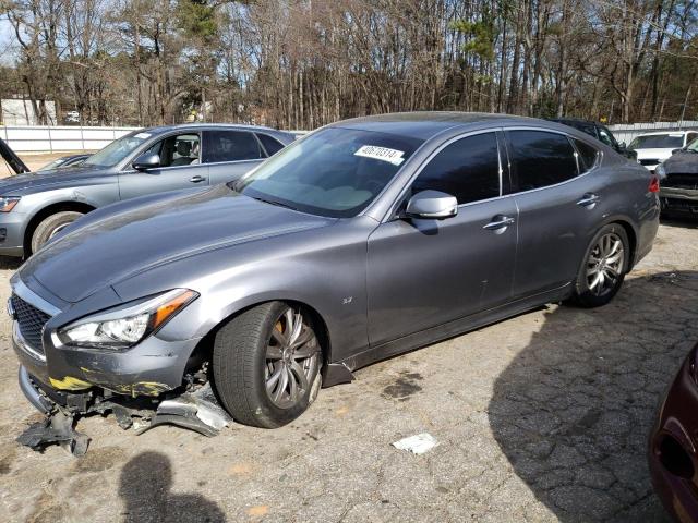 JN1BY1AP6KM505171 - 2019 INFINITI Q70 3.7 LUXE GRAY photo 1