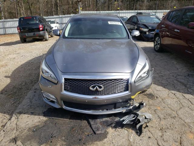 JN1BY1AP6KM505171 - 2019 INFINITI Q70 3.7 LUXE GRAY photo 5