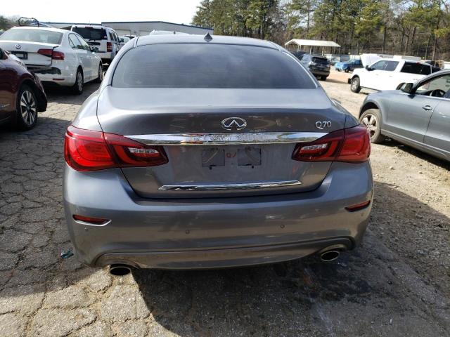 JN1BY1AP6KM505171 - 2019 INFINITI Q70 3.7 LUXE GRAY photo 6