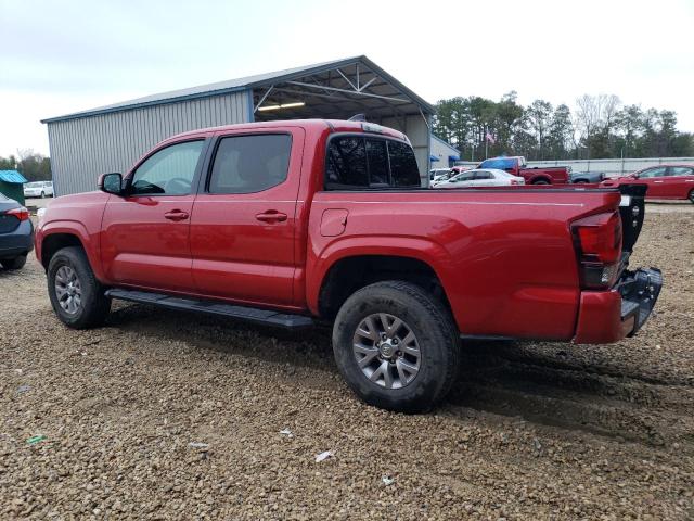 5TFAX5GN2KX143038 - 2019 TOYOTA TACOMA DOUBLE CAB 红色 照片 2