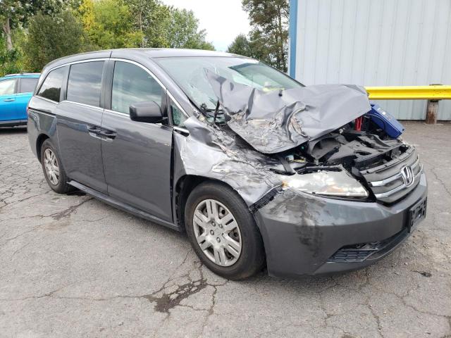 5FNRL5H29CB089719 - 2012 HONDA ODYSSEY LX GRAY photo 4