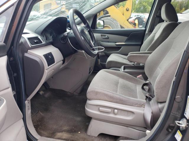 5FNRL5H29CB089719 - 2012 HONDA ODYSSEY LX GRAY photo 7