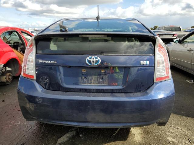 JTDKN3DU4D1698685 - 2013 TOYOTA PRIUS BLUE photo 6