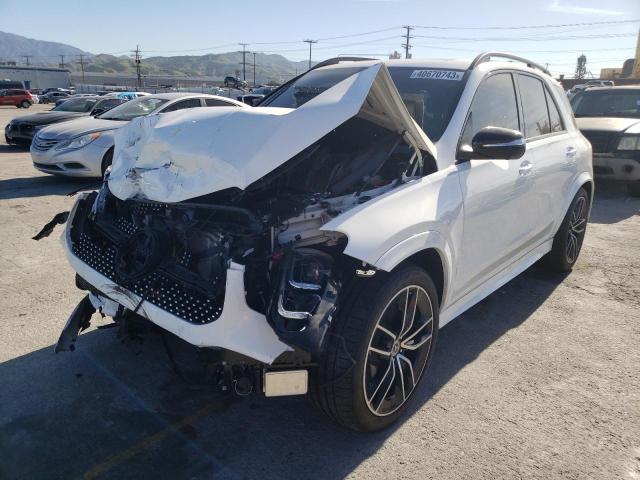 4JGFB5KB2NA628042 - 2022 MERCEDES-BENZ GLE 450 4MATIC WHITE photo 1