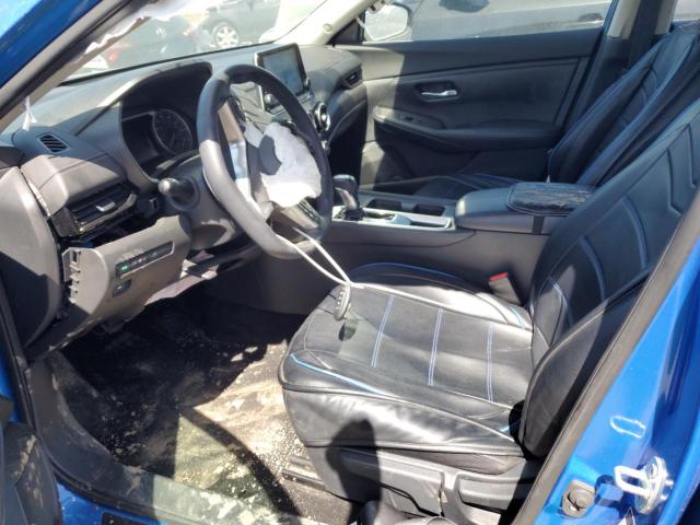 3N1AB8CV5MY251857 - 2021 NISSAN SENTRA SV BLUE photo 7