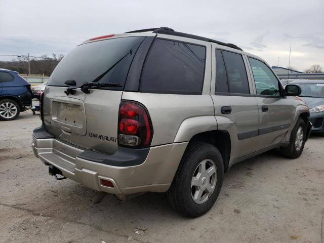 1GNDS13S132288397 - 2003 CHEVROLET TRAILBLAZE SILVER photo 3