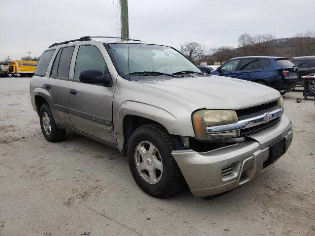 1GNDS13S132288397 - 2003 CHEVROLET TRAILBLAZE SILVER photo 4