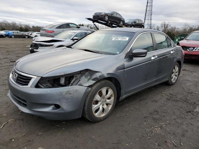 1HGCP36838A085964 - 2008 HONDA ACCORD EXL GRAY photo 1