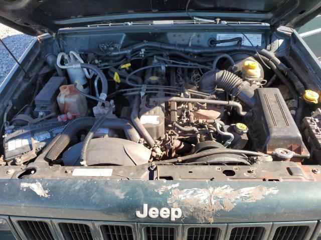 1J4FT48S31L526308 - 2001 JEEP CHEROKEE SPORT GREEN photo 12