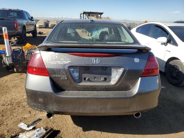 1HGCM66596A016399 - 2006 HONDA ACCORD EX CHARCOAL photo 6