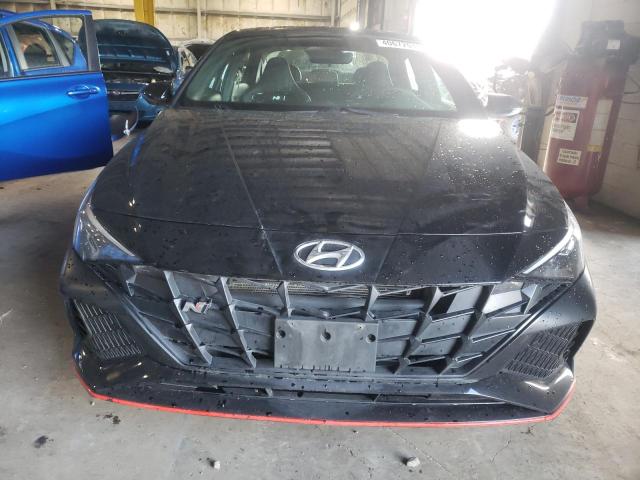 KMHLW4AK2NU005232 - 2022 HYUNDAI ELANTRA N BLACK photo 5