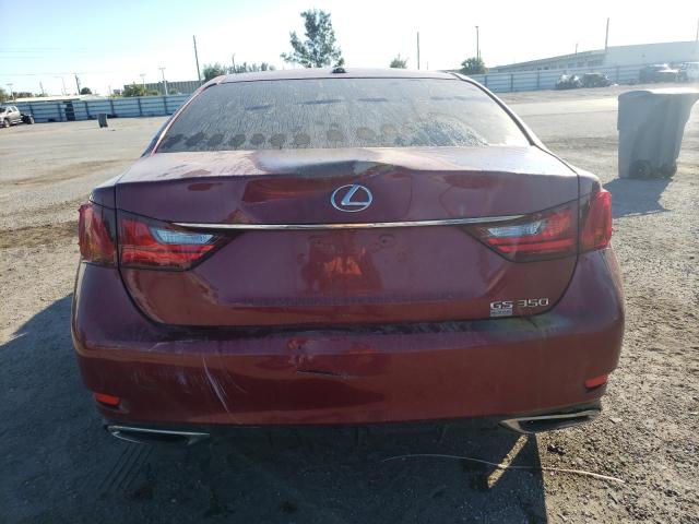 JTHBE1BL8D5005882 - 2013 LEXUS GS 350 RED photo 6