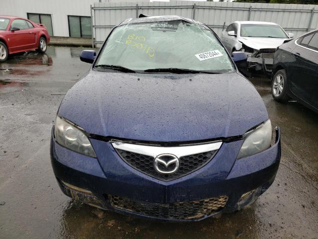 JM1BK12G881163794 - 2008 MAZDA 3 I BLUE photo 5