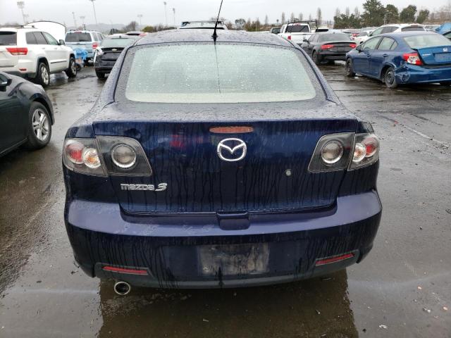 JM1BK12G881163794 - 2008 MAZDA 3 I BLUE photo 6