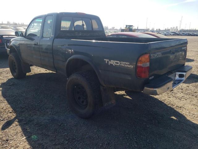 4TAWM72N7WZ137906 - 1998 TOYOTA TACOMA XTRACAB GREEN photo 2