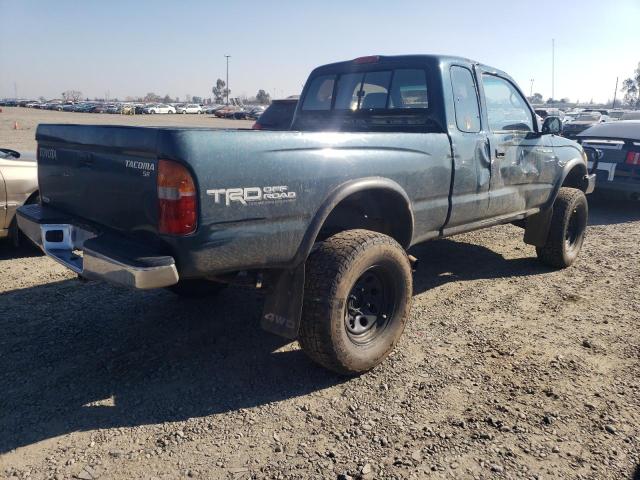 4TAWM72N7WZ137906 - 1998 TOYOTA TACOMA XTRACAB GREEN photo 3