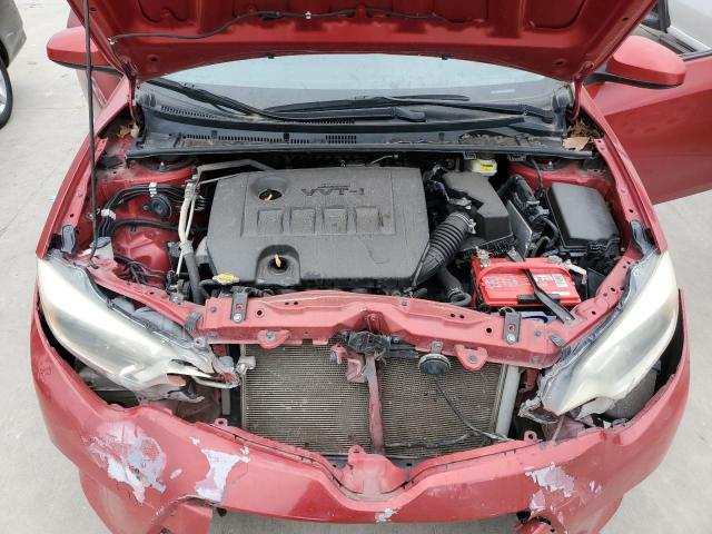 5YFBURHE8GP490771 - 2016 TOYOTA COROLLA L RED photo 11