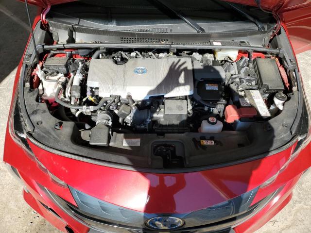 JTDKAMFP6M3175911 - 2021 TOYOTA PRIUS PRIM LE RED photo 11