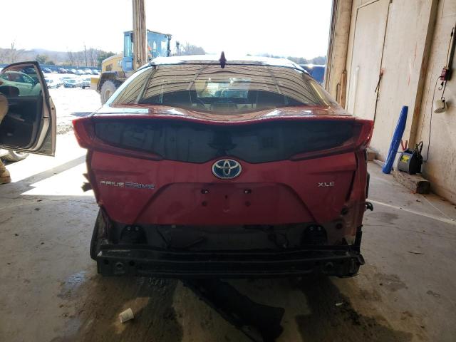 JTDKAMFP6M3175911 - 2021 TOYOTA PRIUS PRIM LE RED photo 6