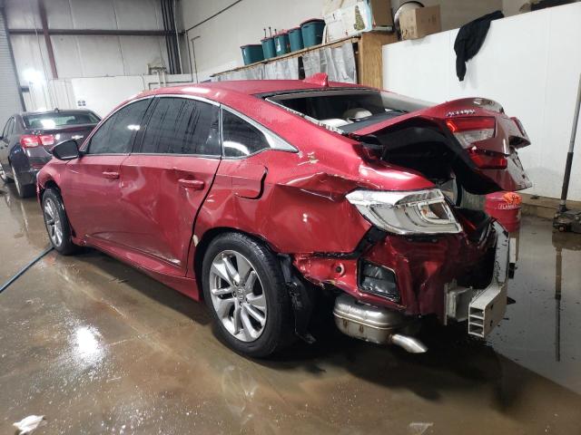 1HGCV1F15JA218582 - 2018 HONDA ACCORD LX RED photo 2