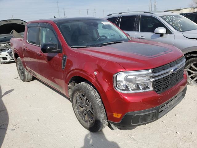 3FTTW8F99NRA45087 - 2022 FORD MAVERICK XL RED photo 4