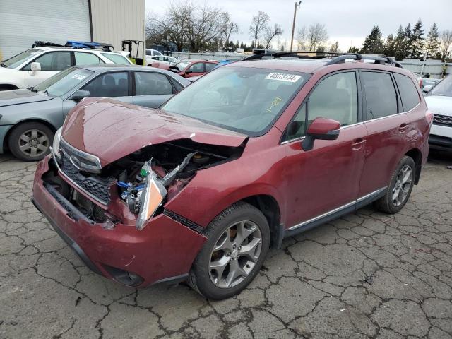 JF2SJAXC6GH537366 - 2016 SUBARU FORESTER 2.5I TOURING BURGUNDY photo 1