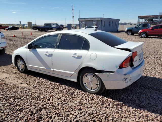 JHMFA36236S012995 - 2006 HONDA CIVIC HYBRID WHITE photo 2