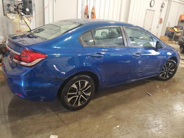 19XFB2F88DE066631 - 2013 HONDA CIVIC EX BLUE photo 3