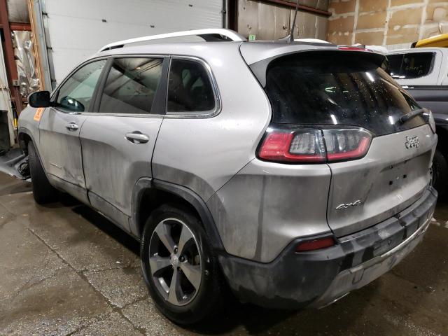 1C4PJMDX4KD393619 - 2019 JEEP CHEROKEE LIMITED SILVER photo 2