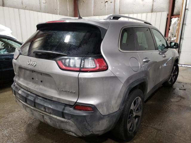 1C4PJMDX4KD393619 - 2019 JEEP CHEROKEE LIMITED SILVER photo 3