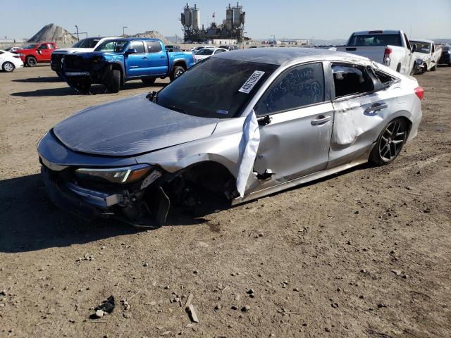 2HGFE2F56NH585925 - 2022 HONDA CIVIC SPORT Argent photo 1