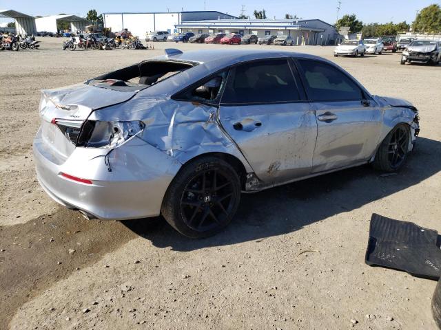 2HGFE2F56NH585925 - 2022 HONDA CIVIC SPORT Argent photo 3