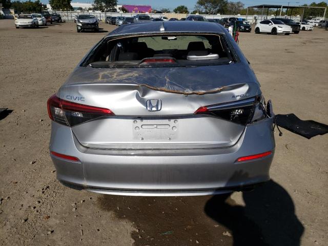 2HGFE2F56NH585925 - 2022 HONDA CIVIC SPORT Argent photo 6