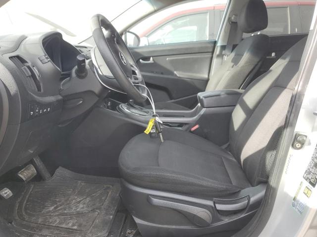 KNDPBCA24D7412560 - 2013 KIA SPORTAGE LX SILVER photo 7