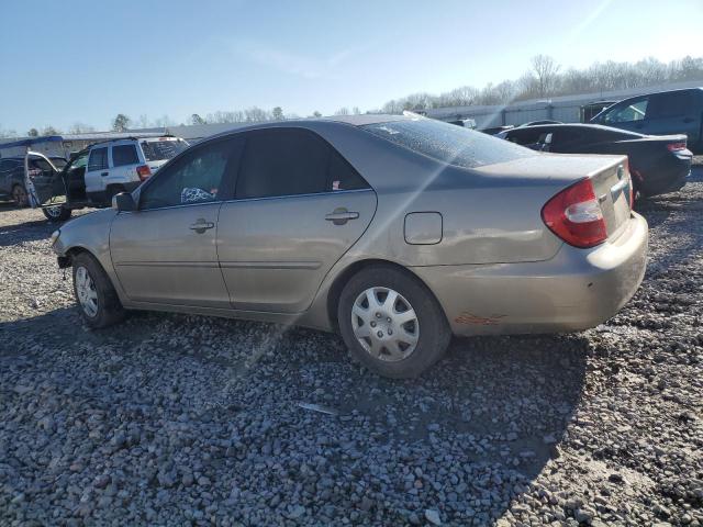 4T1BE32K72U111596 - 2002 TOYOTA CAMRY LE TAN photo 2