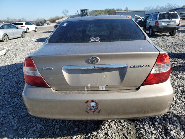 4T1BE32K72U111596 - 2002 TOYOTA CAMRY LE TAN photo 6