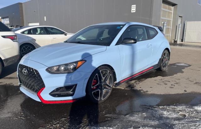 KMHT36AH5LU006414 - 2020 HYUNDAI VELOSTER N BLUE photo 2