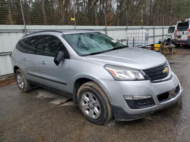 1GNKRFKD6FJ344654 - 2015 CHEVROLET TRAVERSE LS SILVER photo 4