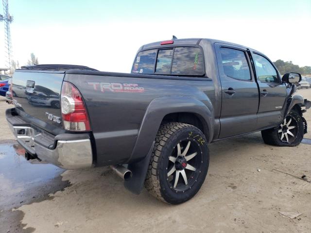 3TMJU4GN3FM191937 - 2015 TOYOTA TACOMA DOUBLE CAB PRERUNNER GRAY photo 3