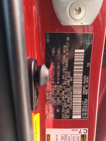 JTEBU5JR3H5481332 - 2017 TOYOTA 4RUNNER SR5/SR5 PREMIUM 红色 照片 13