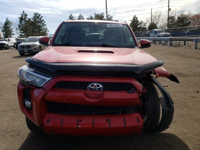 JTEBU5JR3H5481332 - 2017 TOYOTA 4RUNNER SR5/SR5 PREMIUM 红色 照片 5